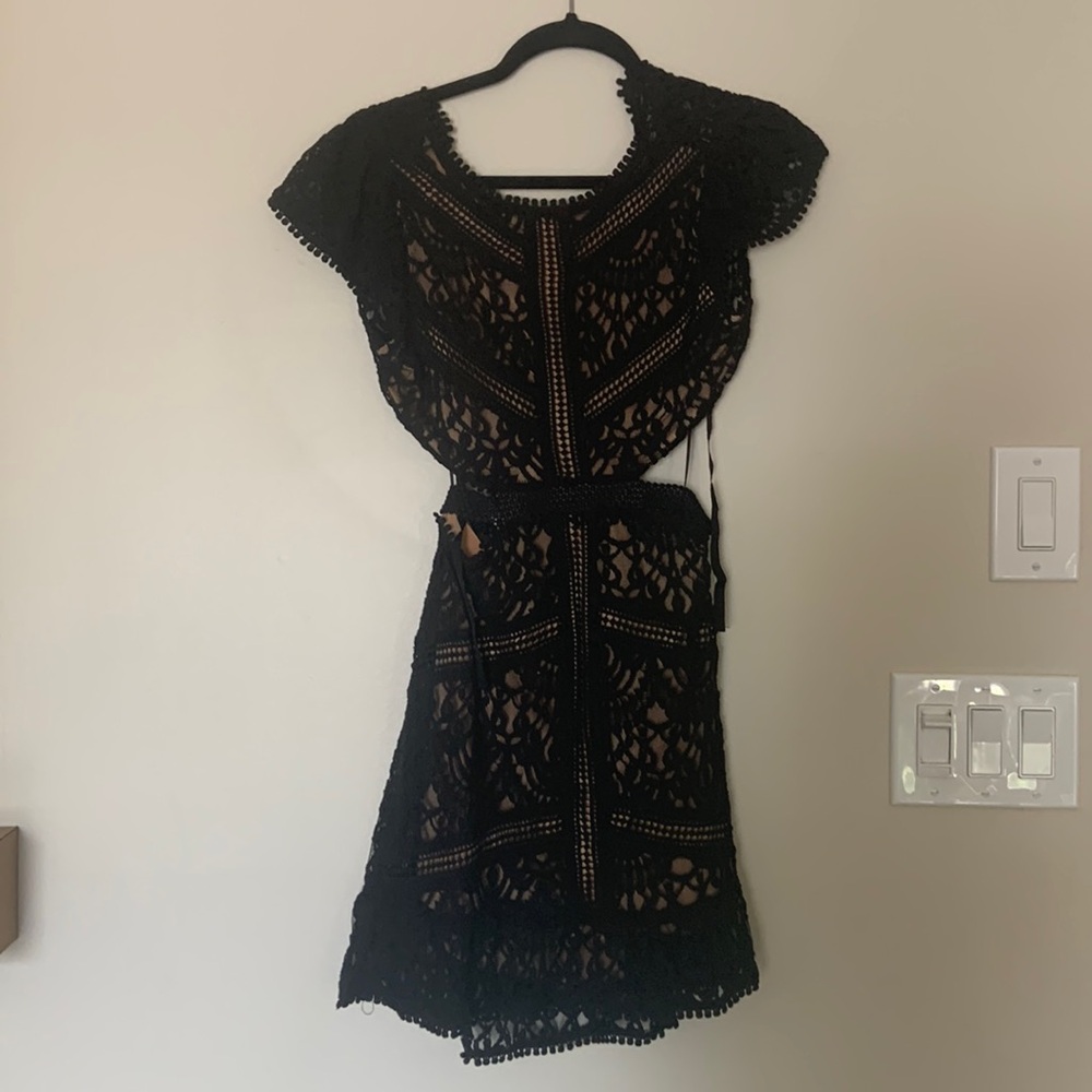 Black lace dress from no rest for Bridget